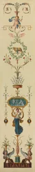 Painel decorativo, década de 1790.