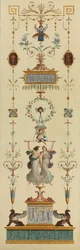 Painel decorativo, década de 1790.