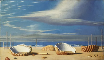 Conchas em uma paisagem; Paisagem com conchas