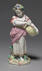 Mola, fabricada pela Bristol Porcelain Factory, c.1775 (porcelana de pasta dura)