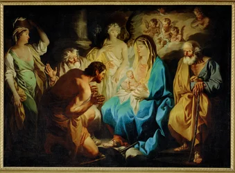 Adoração dos pastores (pintura sobre tela)