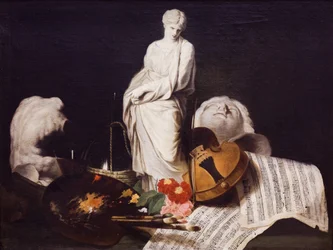 Fantasia de artista,1701-50 (óleo sobre tela)