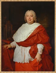 Cardeal Silvio Valenti Gonzaga (pintura sobre tela)
