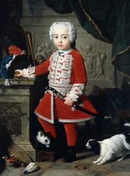 Retrato de um jovem rapaz vestido húngaro,