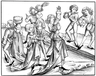 Dança da véspera de Natal, 1493 1849.