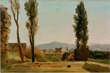 Nos Jardins Farnese: Os Três Choupos e o Monte