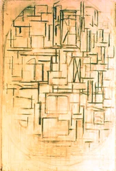 Composição oval sem título 1914