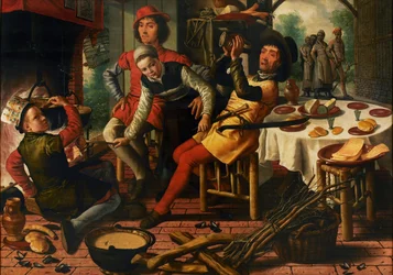 Peasants by the Hearth, 1556.