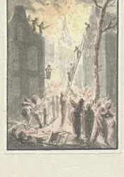 Incêndio numa casa