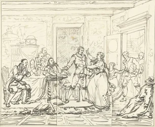 Cena de palco de Jacob Simonsz de Rijk