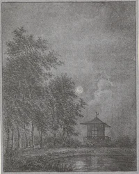 Jardim à luz da lua