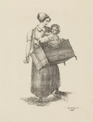 Mulher com órgão e criança