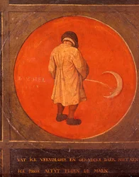 Faça eu o que fizer, não me arrependo, continuo a mijar contra a lua, c. 1558-1560