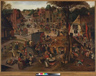 Festival da Aldeia em Honra de St. Hubert e Santo Antônio, 1632