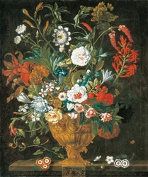 Setembro, de Os Doze Meses de Flores, um calendário floral de naturezas mortas
