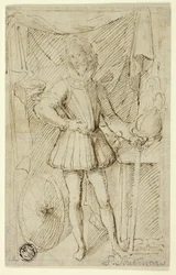 Retrato de um nobre com armadura