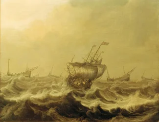 Navios na tempestade
