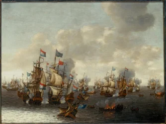 A batalha naval dos quatro dias