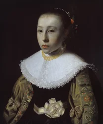 Retrato de uma jovem garota, 1633-35