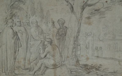 Cristo Curando o Cego (reto); Vênus e Cupido (verso)