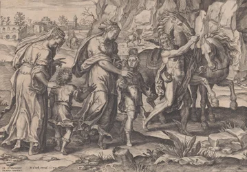 Juventude, de The Course of Human Life, 1570.
