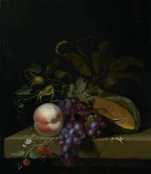 Natureza morta com frutas