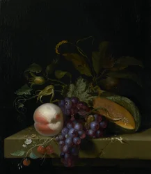 Natureza morta com fruta