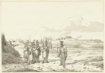 Uma patrulha itinerante, 1813-1814