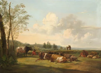 Paisagem com gado