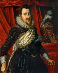 Retrato de Christian IV da Dinamarca (óleo sobre tela)