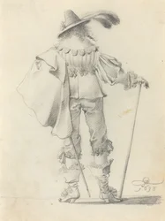 Cavalheiro visto de trás