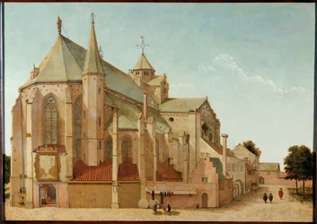 St. Mariakerk, Utrecht, Países Baixos (óleo sobre madeira)
