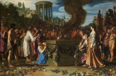 A disputa de Orestes e Pylades. 1614