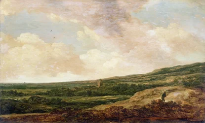 Paisagem com um caçador (painel)