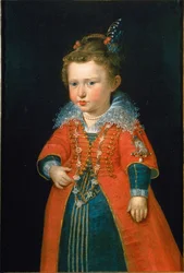Eleonora Gonzaga 1598-1655 aos dois anos de idade, ca. 1600.