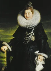 Retrato da Infanta Isabella Clara Eugenia de Espanha 1566-1633, 1616.