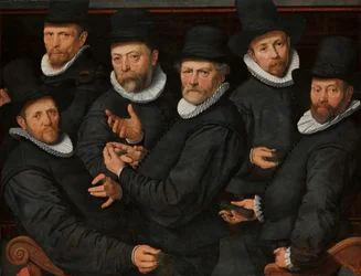 Seis Guardiões da Guilda dos Drapers Six Landlords of the Lakens, Amsterdã, 1599