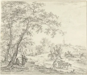 Paisagem da Holanda do Norte (Egmond em direcção a Castricum?)