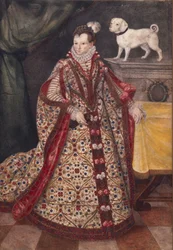 Retrato de uma mulher da Morávia.