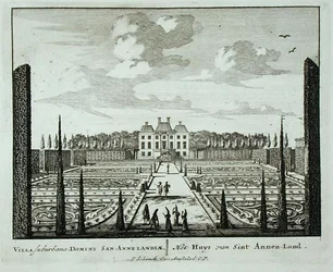 Casa e jardins em Saint Annen-Land, de 