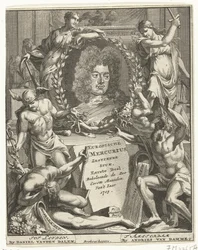 Página de título do Mercúrio Europeu, 1705