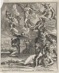Página de rosto para: Mercúrio Europeu, 14ª parte, 1ª parte, 1703