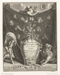 Página de título do Mercúrio Europeu para o ano de 1706