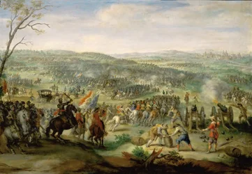 A Batalha da Montanha Branca em 8 de novembro de 1620, 1620.