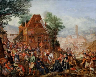 "Fete de village pour la consecration de l