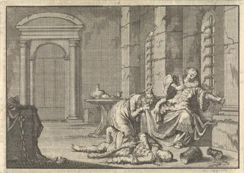 A morte do czar Fyodor II Borisovich Godunov, 1605, 1698