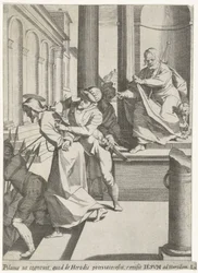 Cristo é enviado a Herodes por Pilatos
Paixão de Cristo (título da série)
Passionis et resurrectionis (título da série)