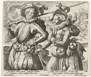 Het cholerisch temperamento
Cholericvs (título sobre o objecto)
De vier temperamenten (título da série)
