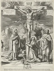 Crucificação de Cristo, secção do meio