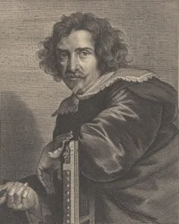 Retrato de Pieter de Jode, o Jovem, 1606-74.